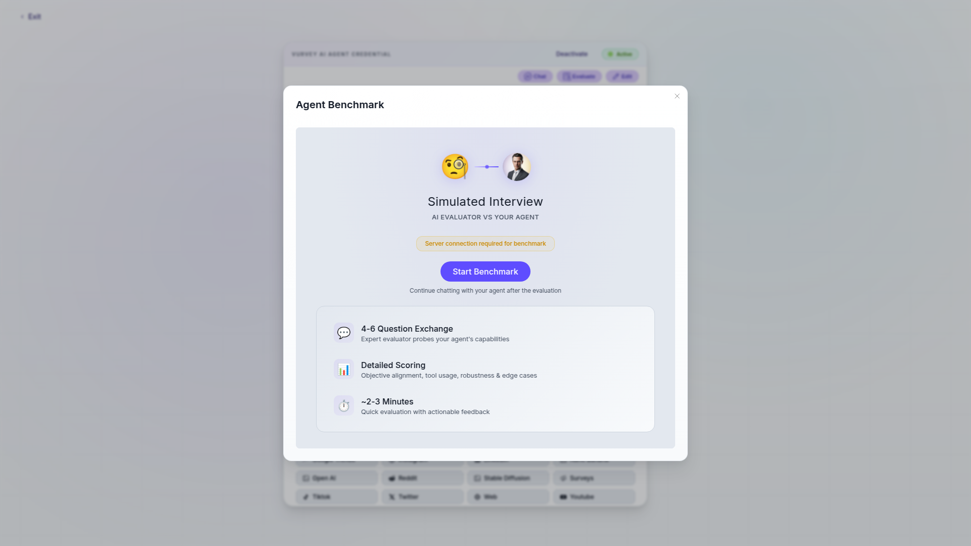 Agent Benchmark - Start
