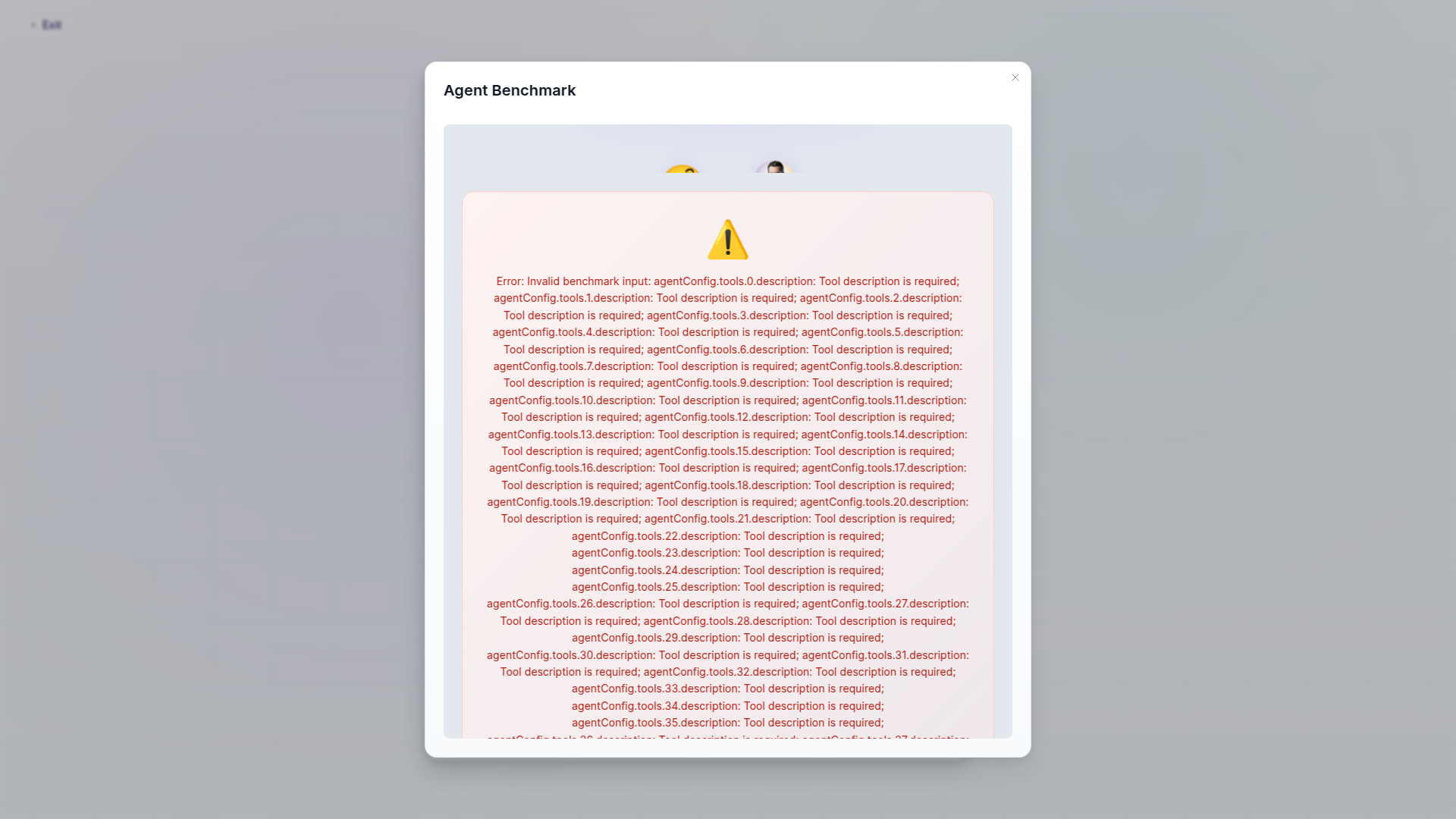 Agent Benchmark - In Progress