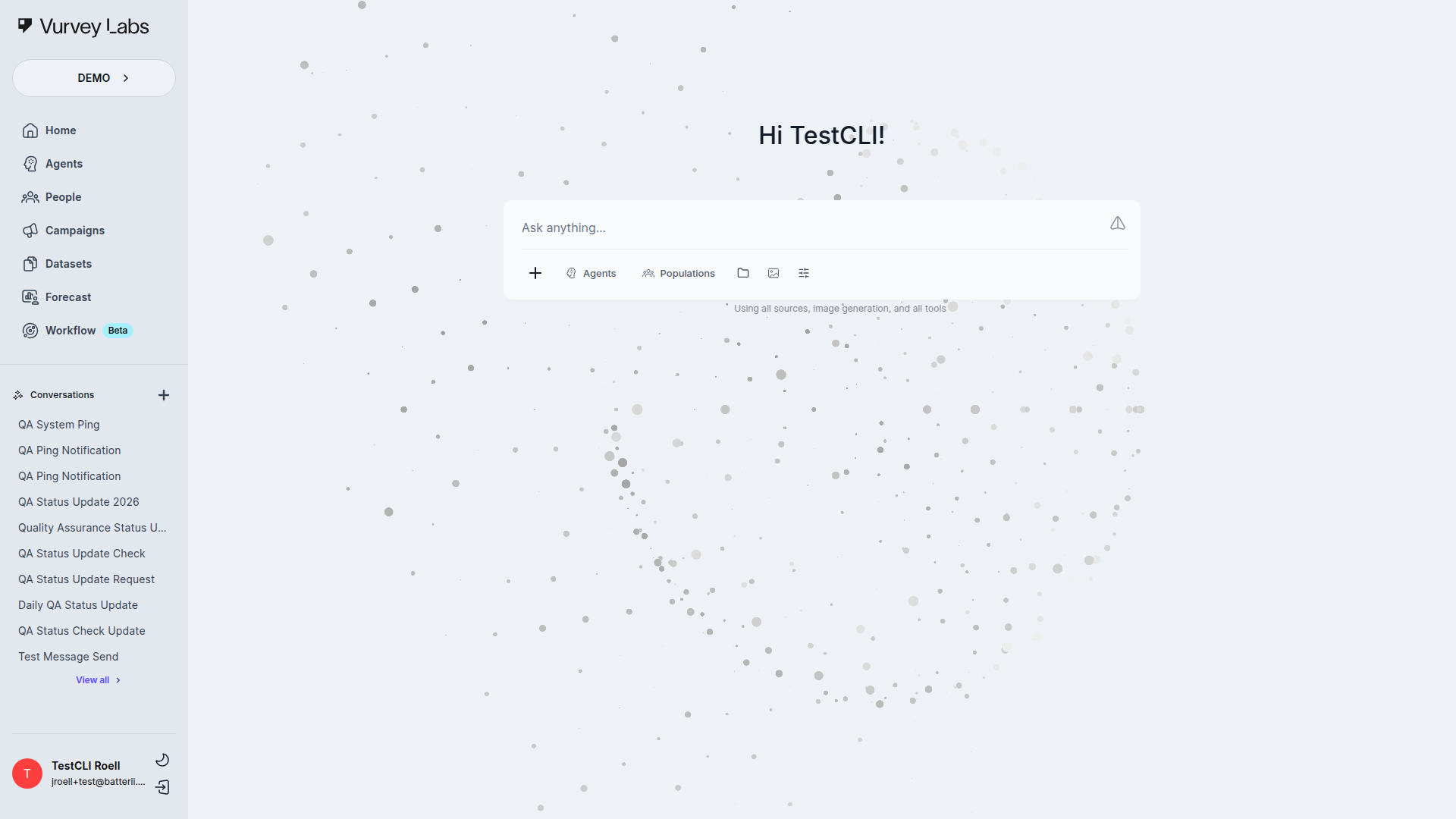 Vurvey Chat Interface