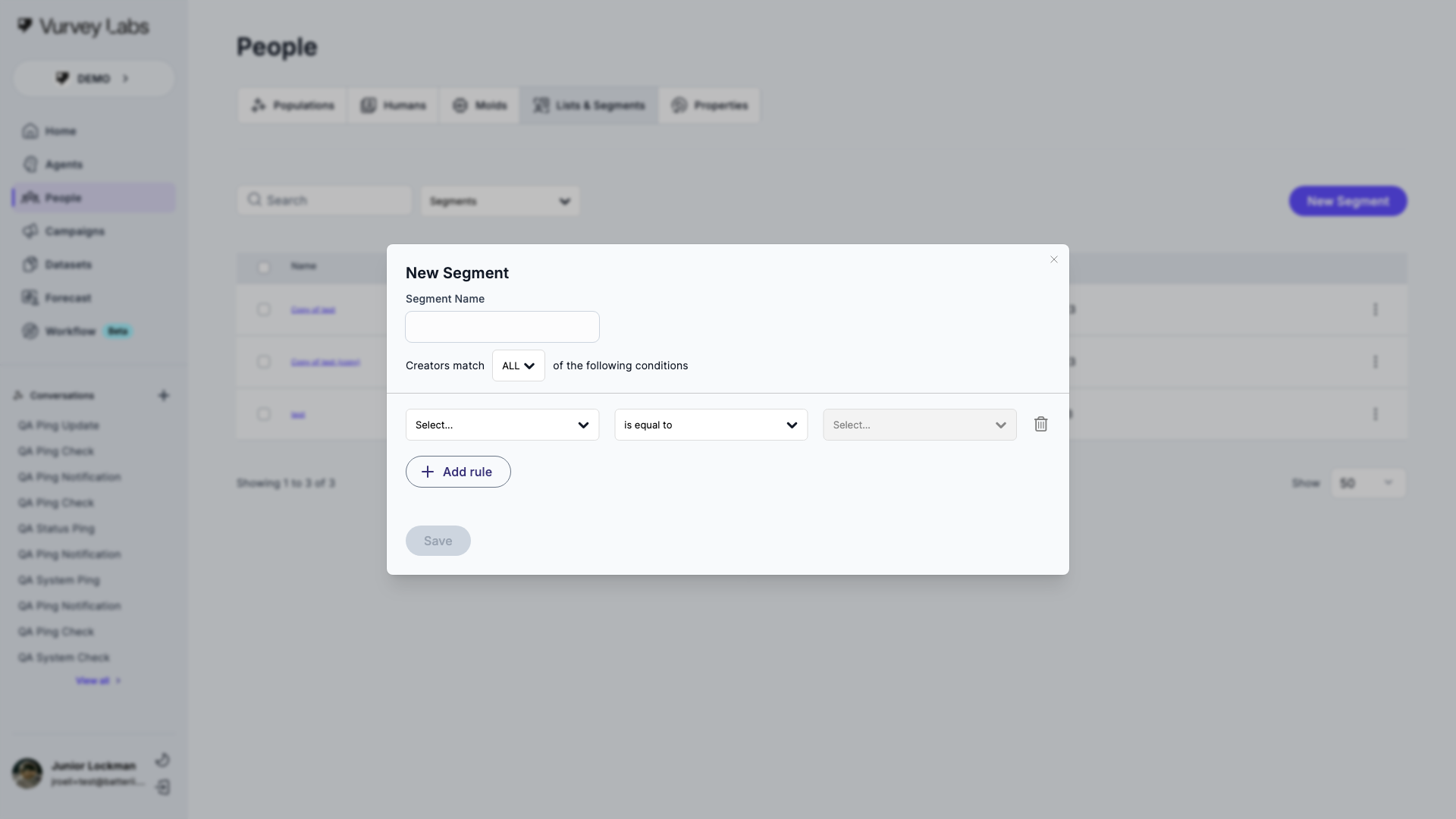 Segment Builder