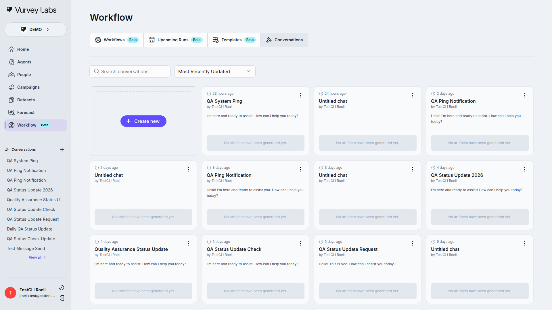Workflow Conversations